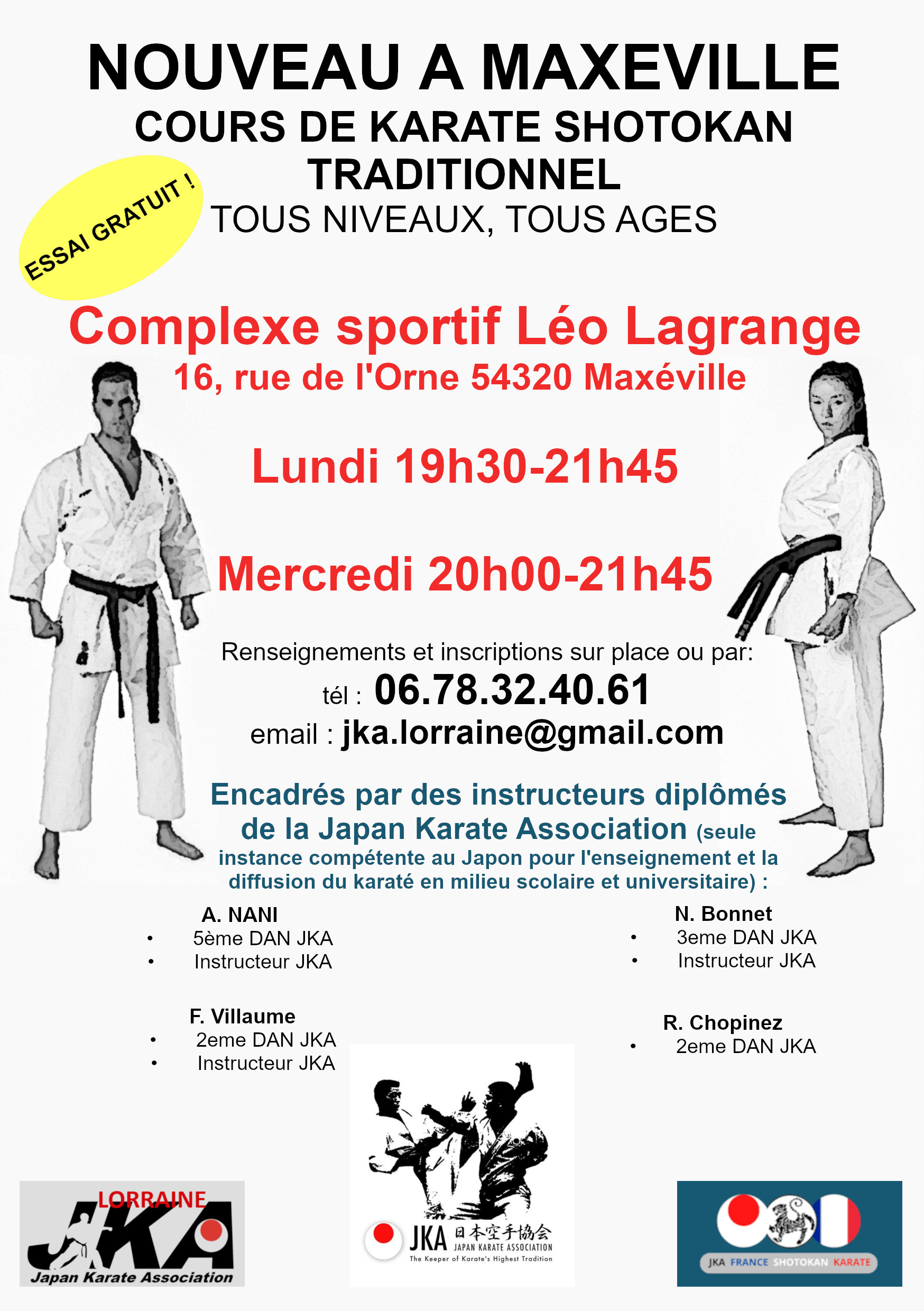 affiche JKA Lorraine 24_25